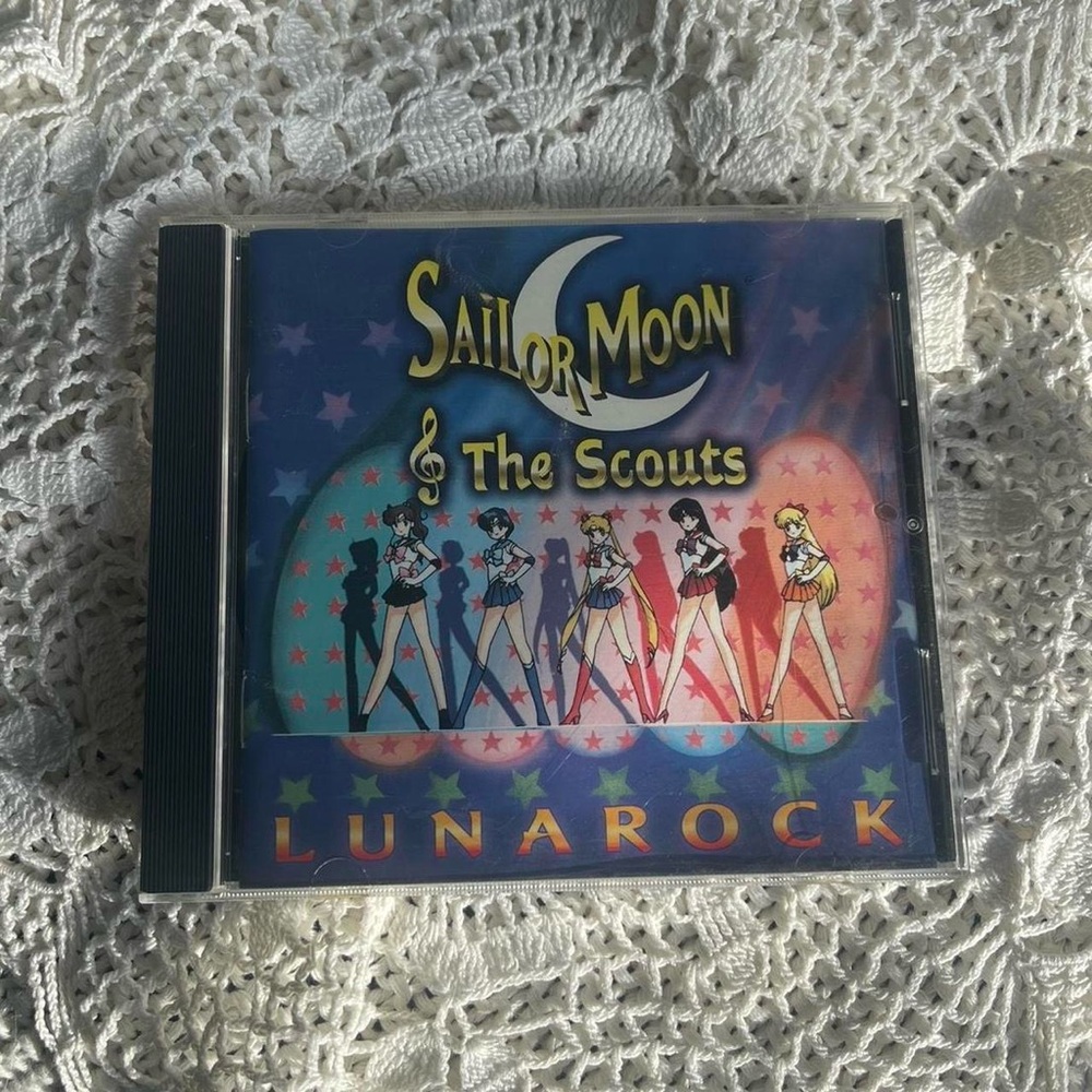 Sailor Moon "Lunarock" The Scouts CD - Blue Multicolor Cover